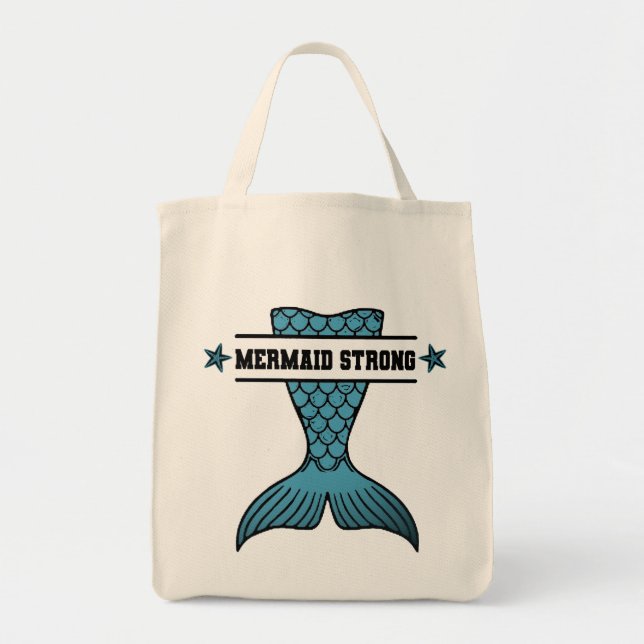 Mermaid Strong-Tasche Tragetasche (Vorne)