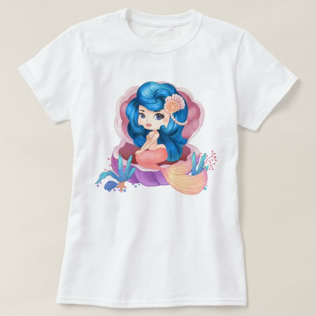 Mermaid T-Shirt (Design vorne)