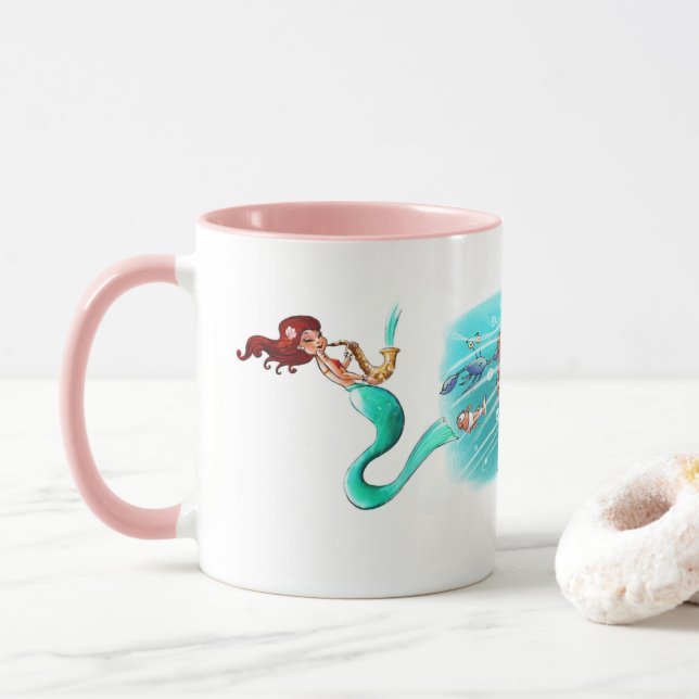 Mermaid Tasse #2a (Mit Donut)