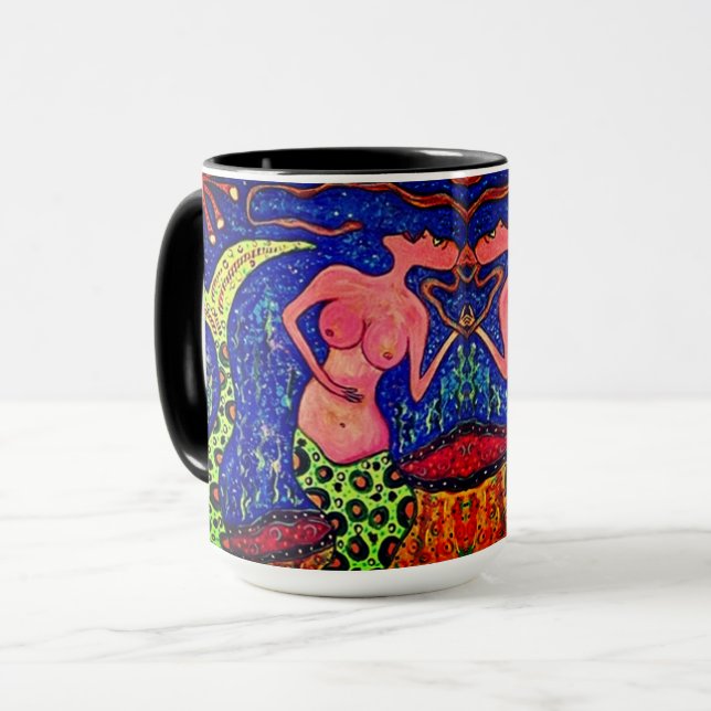 Mermaid-Tasse Tasse (Vorderseite Links)