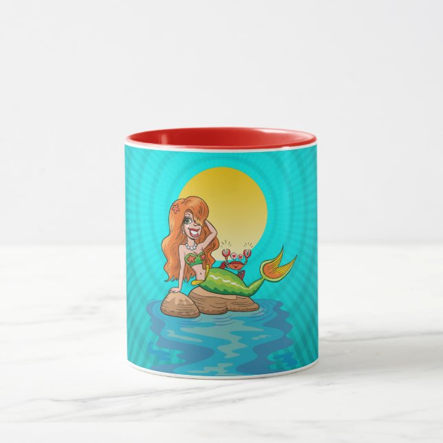 Mermaid-Tasse Tasse (Zentrum)