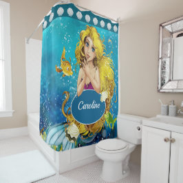 Mermaid Theme Duschvorhang