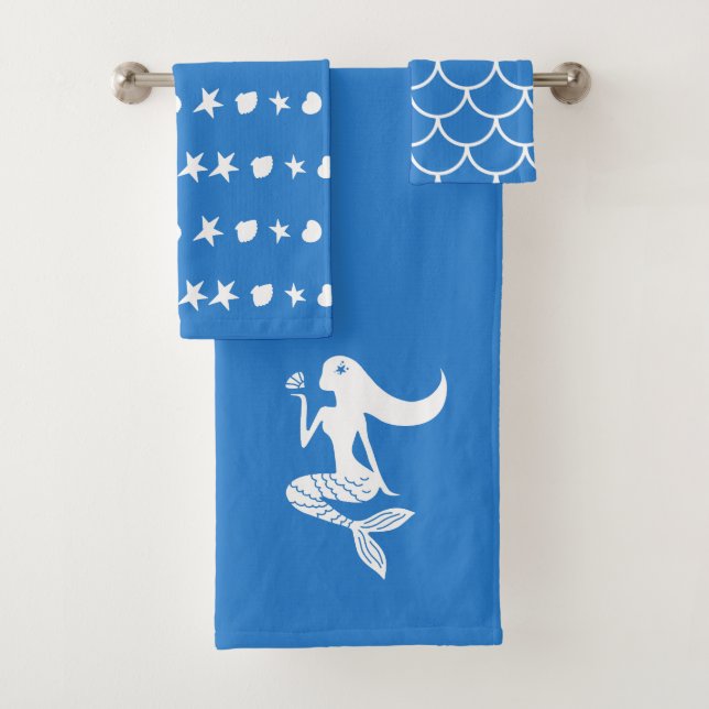Mermaid Themed Bath Handtuch Set (Insitu)