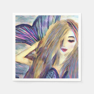 Mermaid-Themenpartei Zollpapiere-Teller Serviette