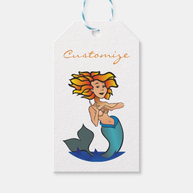 Mermaid Thunder_Cove Geschenkanhänger (Vorderseite)