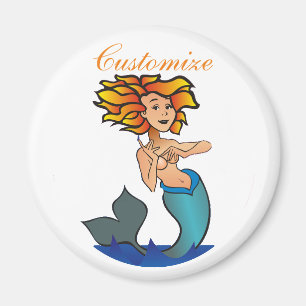 Mermaid Thunder_Cove Magnet