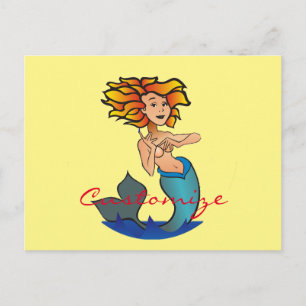 Mermaid Thunder_Cove Postkarte