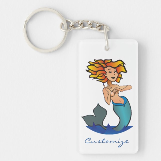 Mermaid Thunder_Cove Schlüsselanhänger (Vorderseite)