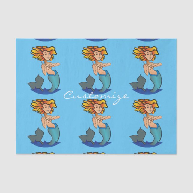 Mermaid Thunder_Cove Seidenpapier (Vorderseite)