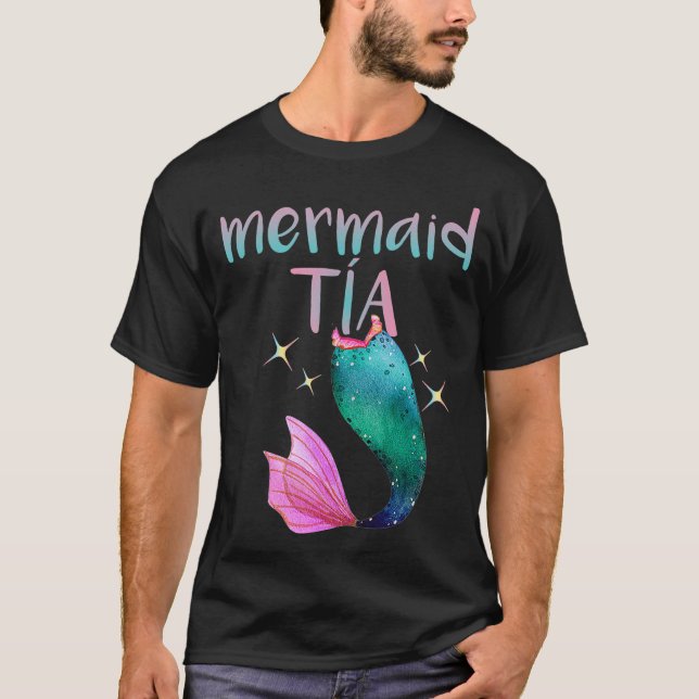 Mermaid Tia Spanish Tunt Mermaid Lover  T-Shirt (Vorderseite)