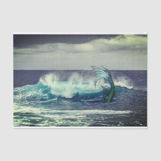 Mermaid Tissue Paper Seidenpapier (Vorderseite)