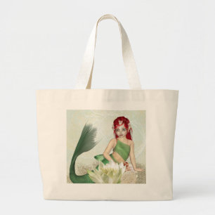 Mermaid Tote Bag Jumbo Stoffbeutel
