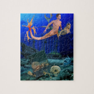 Mermaid Treasure Underwater Puzzle