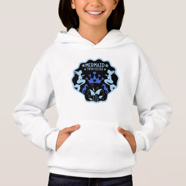 Mermaid Twin Sisters Hoodie (Vorderseite)