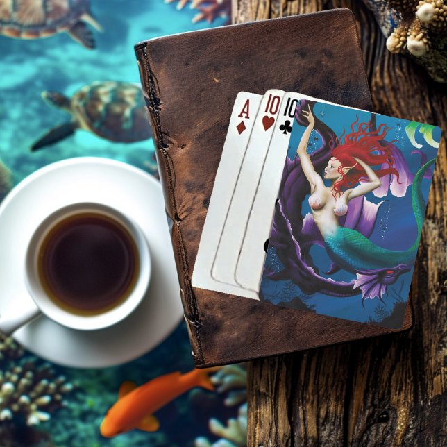 Mermaid und Drachenfreund Spielkarten (Von Creator hochgeladen)