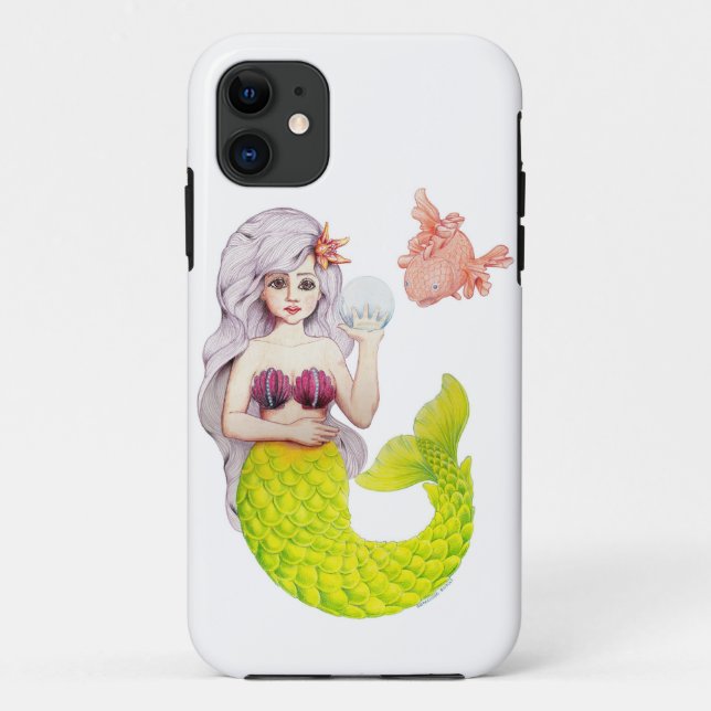 Mermaid und Freund Case-Mate iPhone Hülle (Rückseite)