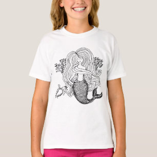 Mermaid und Friends Sketch T-Shirt