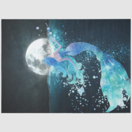 Mermaid und Moon Tissue Paper Seidenpapier