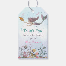 Mermaid Under Sea Vielen Dank Geschenkanhänger