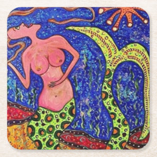 Mermaid Untersetzer Set