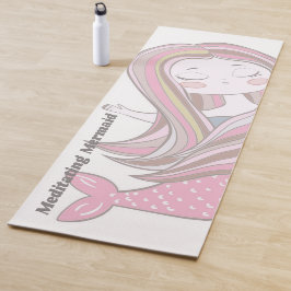 Mermaid vermitteln yogamatte