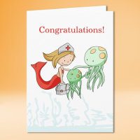 Mermaid Veterinary Gratulation Abschluss
