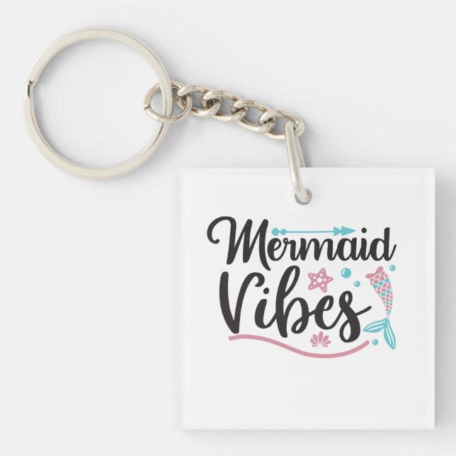 Mermaid Vibes Schlüsselanhänger (Vorderseite)