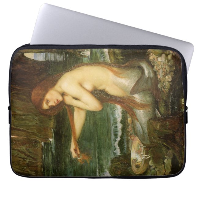 Mermaid von John William Waterhouse Laptopschutzhülle (Vorderseite)