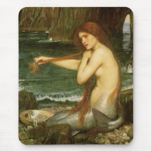 Mermaid von John William Waterhouse Mousepad