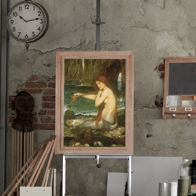 Mermaid von John William Waterhouse Poster (Von Creator hochgeladen)