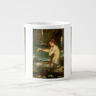 Mermaid von JW Waterhouse, Viktorianisch Mythology Jumbo-Tasse