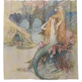 Mermaid Warwick Goble Duschvorhang