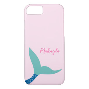 Mermaid Whispers: Pink und Blue Phone Case mit Ta