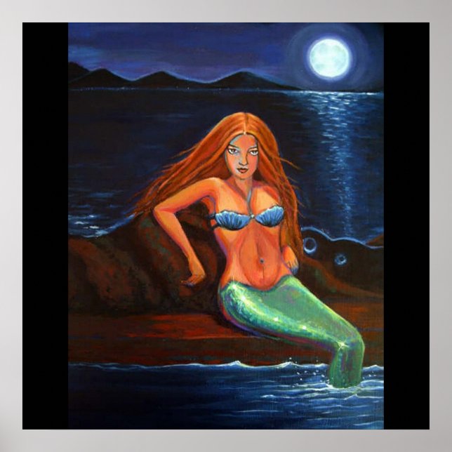 Mermaid Wild - Print Poster (Vorne)