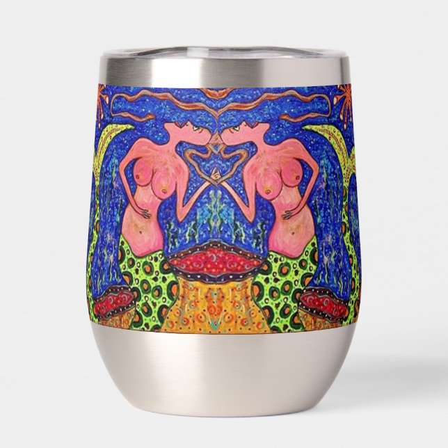Mermaid Wine Tumbler (Rückseite)
