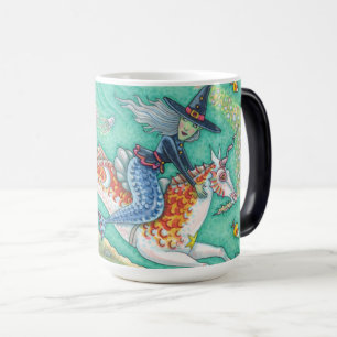 MERMAID WITCH, HALLOWEEN MERHORSE MORPHING TASSE