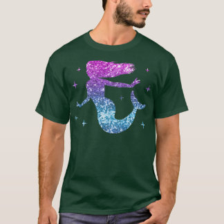 Mermaid Women Girls Gift Mermaid Glitzer 34 T-Shirt