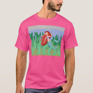 Mermaid Zeichnend für Mermay T-Shirt