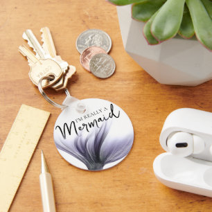 #MermaidLife Im Wirklich eine Meerjungfrau   Lila  Schlüsselanhänger