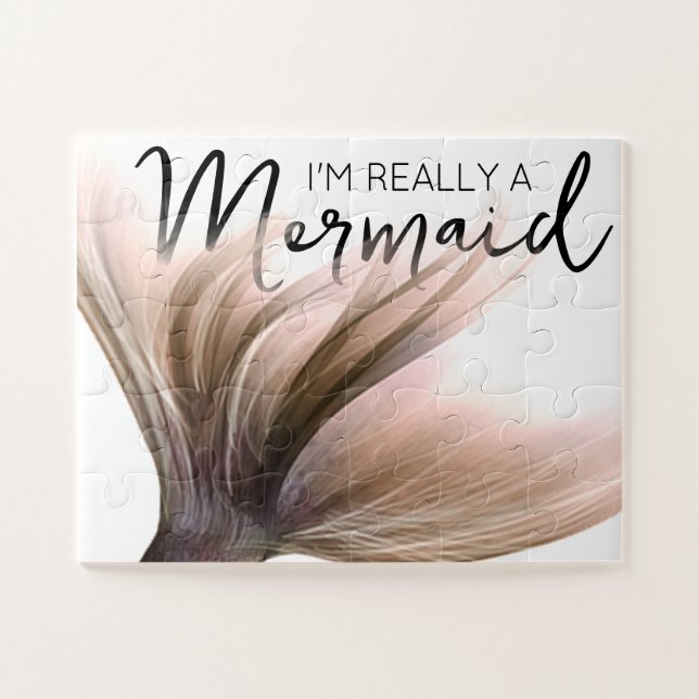 #MermaidLife Im Wirklich eine Meerjungfrau | Rose  Puzzle (Horizontal)