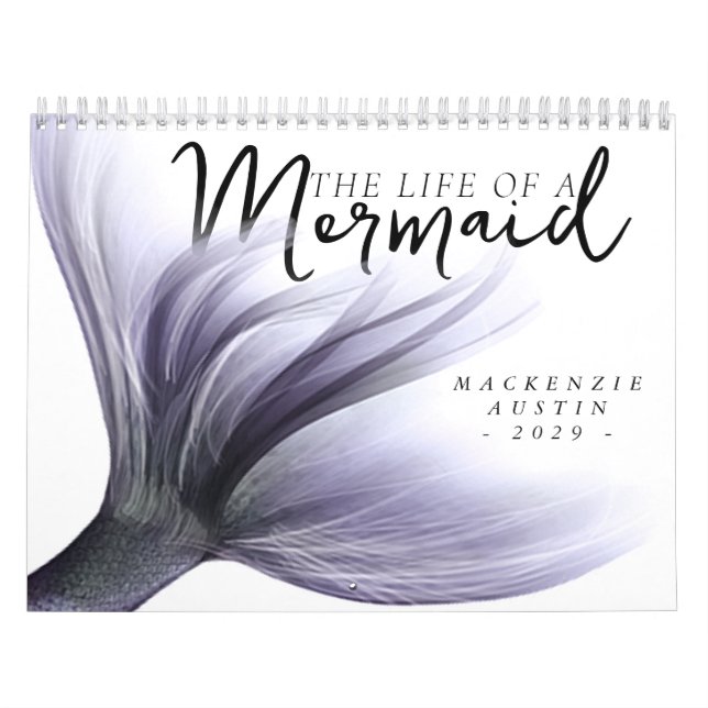 #MermaidLife of a Mermaid | Lila 12 Foto Kalender (Titelbild)