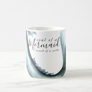 #MermaidLife Sailor Mouth Mermaid Soul   Aqua Aqua Kaffeetasse