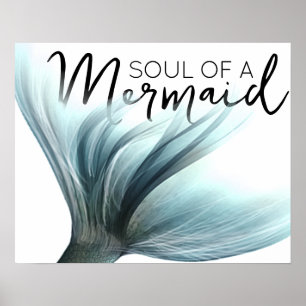 #MermaidLife-Soul einer Meerjungfrau   SCHWANZ Poster