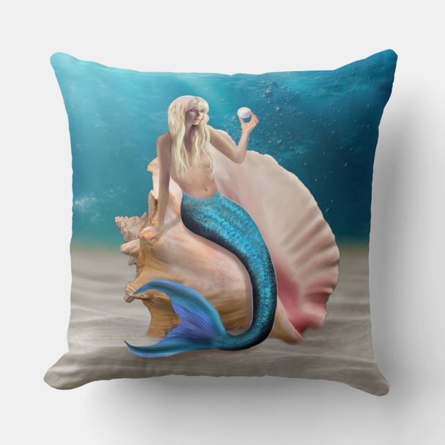 MERMAID'S BEHANDELTE PEARL KISSEN (Vorderseite)