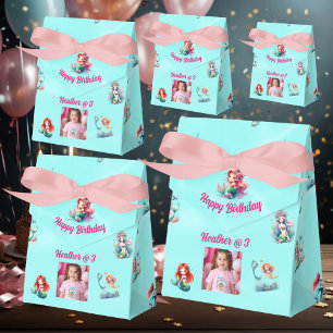 Mermaids Birthday Favor Box für Kinder Party Geschenkschachtel