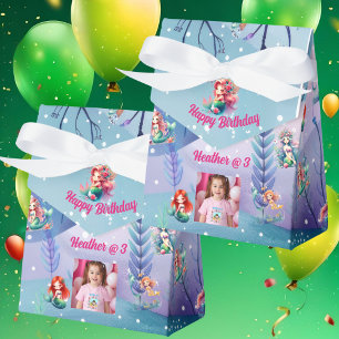 Mermaids Birthday Favor Box für Kinder Party Geschenkschachtel