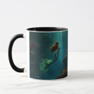 Mermaid's Dream Fantasy Art Underwater Scene Tasse
