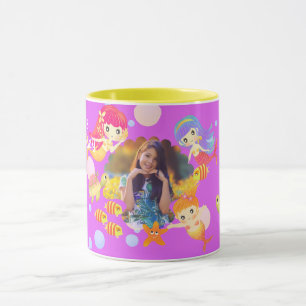 Mermaids Foto Violet Tasse