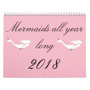 Mermaids ganzjährig 2018 kalender