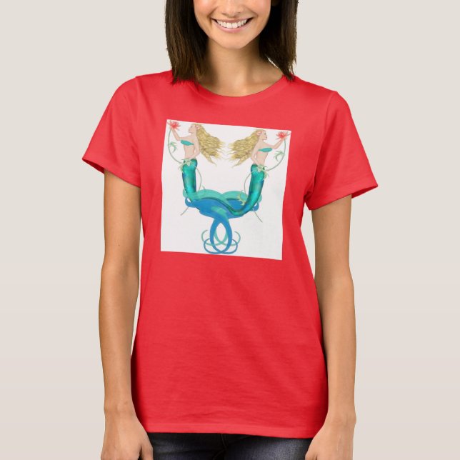 Mermaids gepaart T-Shirt (Vorderseite)